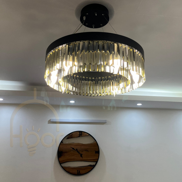 لوستر اتریشی با کریستال کاردی